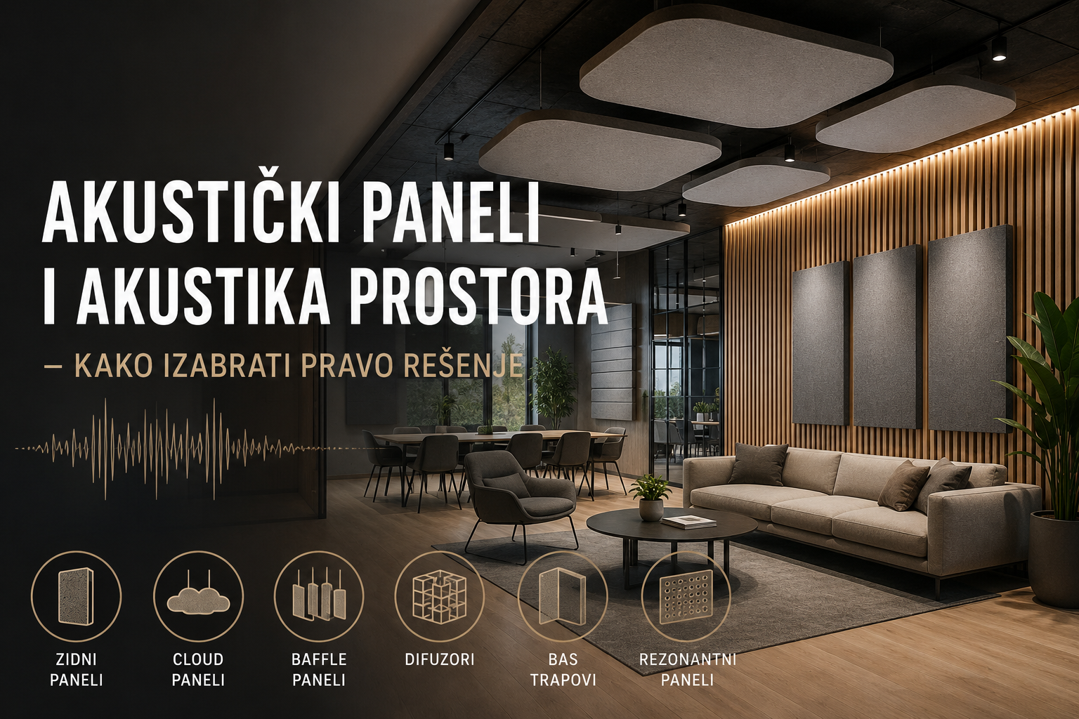 Akustički paneli i akustika prostora – kako izabrati pravo rešenje